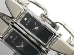 GUCCI グッチ 腕時計 バングル ダイヤ レディース YA015555