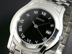 GUCCI グッチ 腕時計 メンズ ブラック YA055302