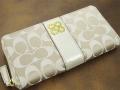 COACH コーチ 長財布 ラウンドファスナー CH45341-BEIGD