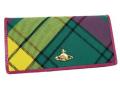 ヴィヴィアン ウエストウッド 長財布 736VW-WINTER TARTAN-MAC MILLAN/FUXIA