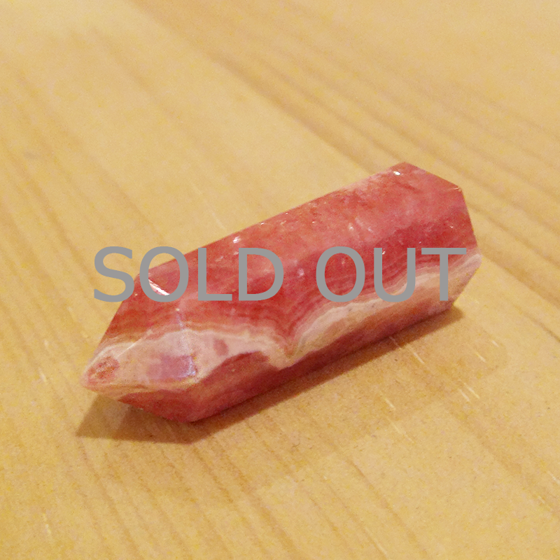 六角インカローズ原石（量子波動転写加工）