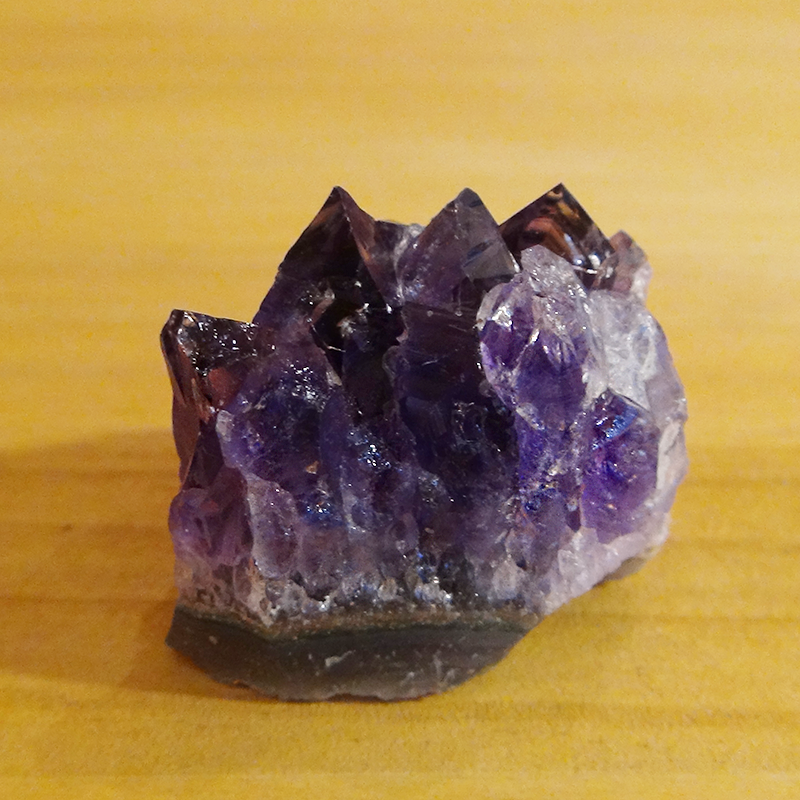 アメジスト原石（量子波動転写加工）