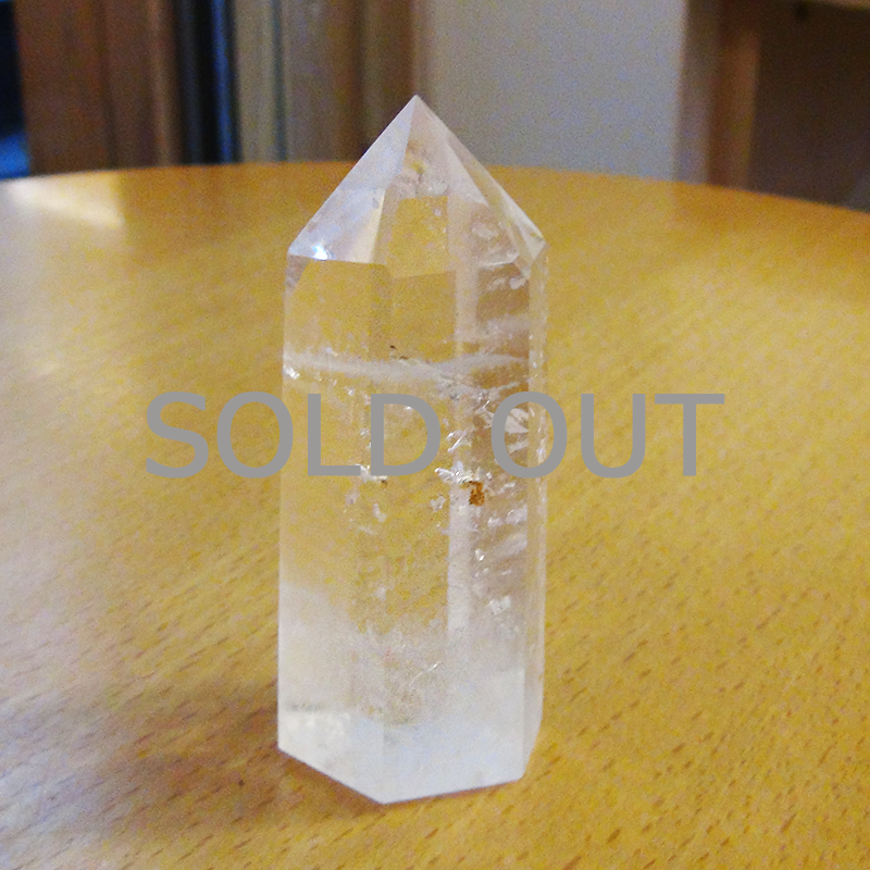 六角クリスタル原石（量子波動転写加工）