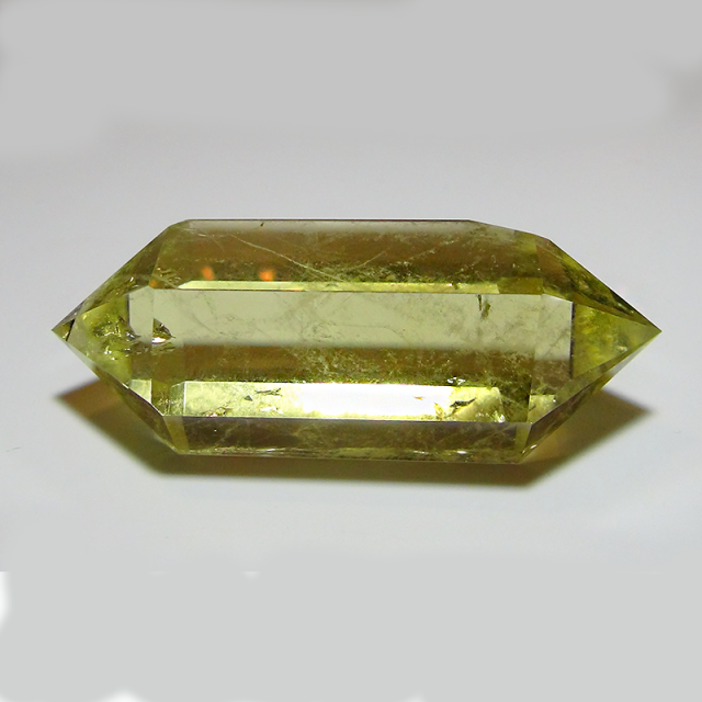シトリン・ダブルポイント原石（量子波動転写加工）