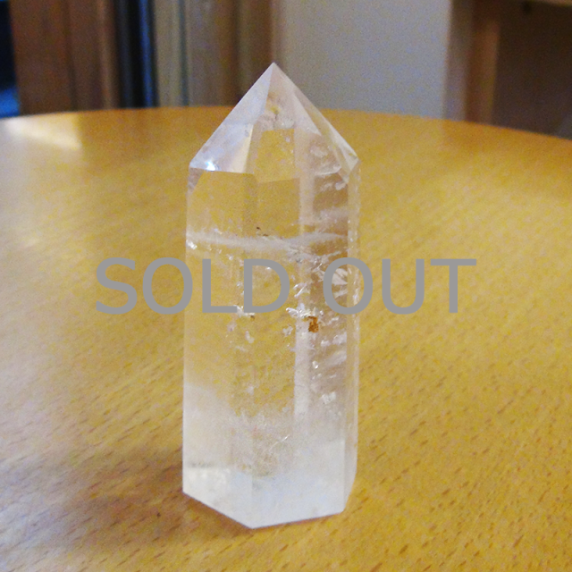 六角クリスタル原石（量子波動転写加工）