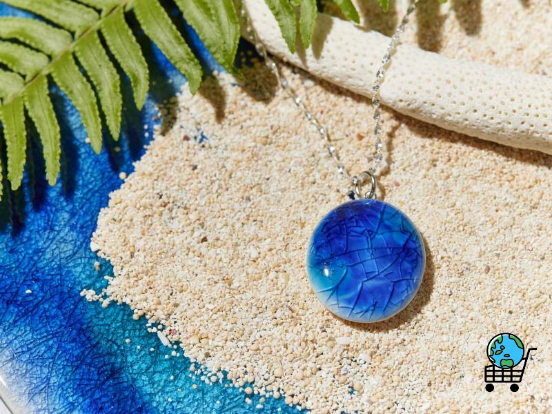 【石垣島 石垣焼窯元】シルバーネックレス