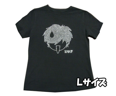 ジョセフ×クリスタル・ジェイコラボTシャツ( ジョセフ似顔絵Ver.) [黒・Ｌサイズ]