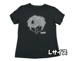 ジョセフ×クリスタル・ジェイコラボTシャツ( ジョセフ似顔絵Ver.) [黒・Ｌサイズ]