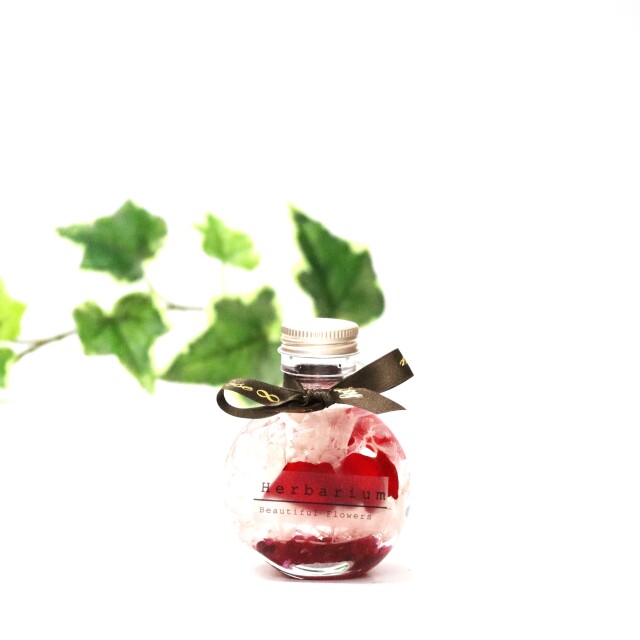 ろくあるページ　ハーバリウム【カラフルローズS】【sakura】オーダー分 ろくあるページ ハーバリウム【カラフルローズS】【sakura