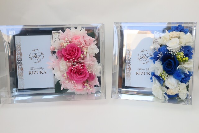 フォトミラーフレームl プリザーブドフラワー カラー5色