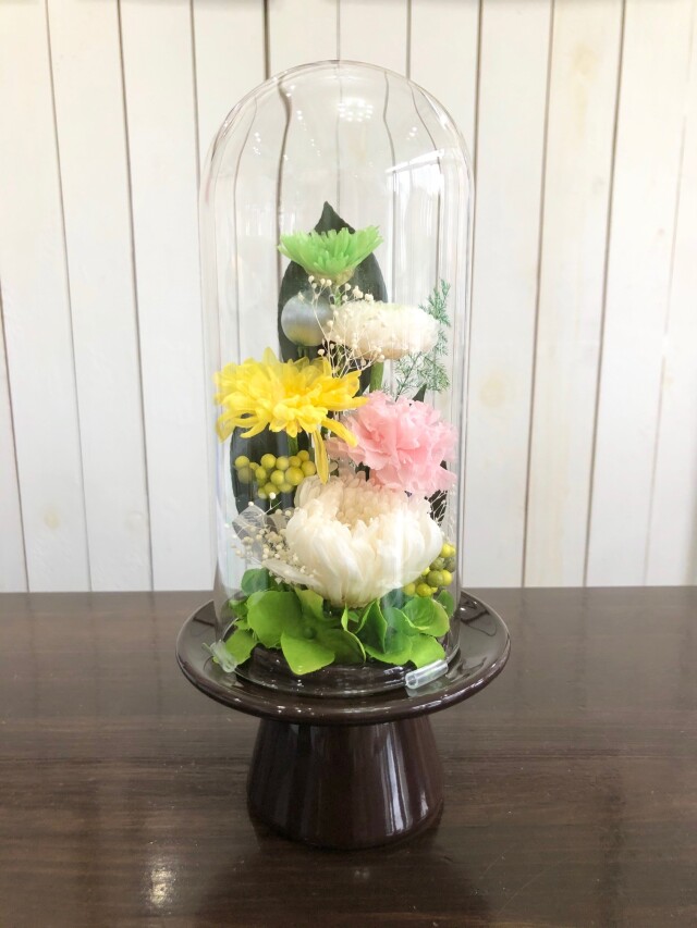池袋　プリザーブドフラワー　専門店　販売　店舗　お供え　仏花　お盆　お彼岸　お悔やみ　一対　菊