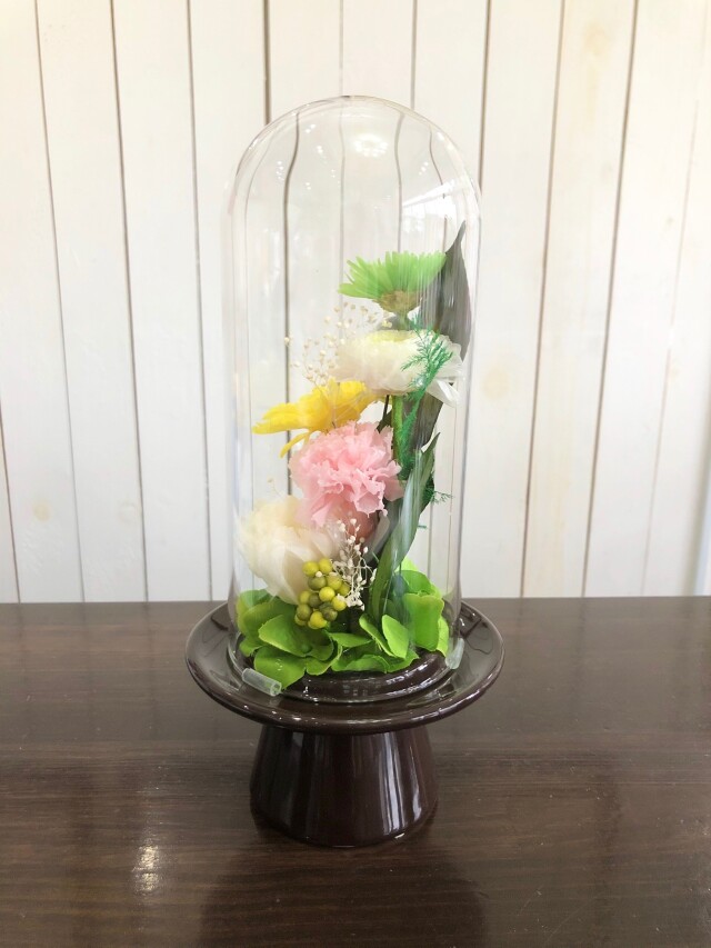 池袋　プリザーブドフラワー　専門店　販売　店舗　お供え　仏花　お盆　お彼岸　お悔やみ　一対　菊