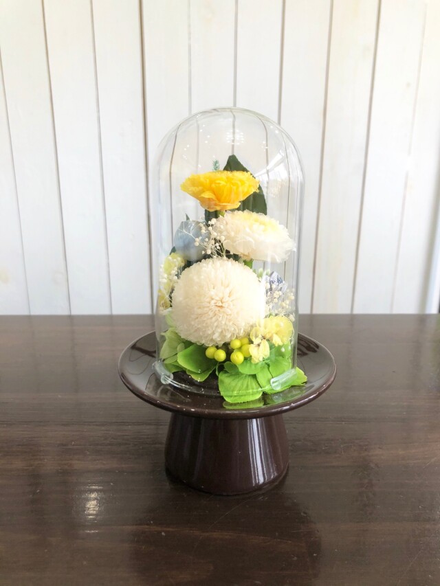 池袋　プリザーブドフラワー　専門店　販売　店舗　お供え　仏花　お盆　お彼岸　お悔やみ　一対　菊