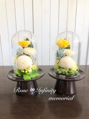 池袋　プリザーブドフラワー　専門店　販売　店舗　お供え　仏花　お盆　お彼岸　お悔やみ　一対　菊