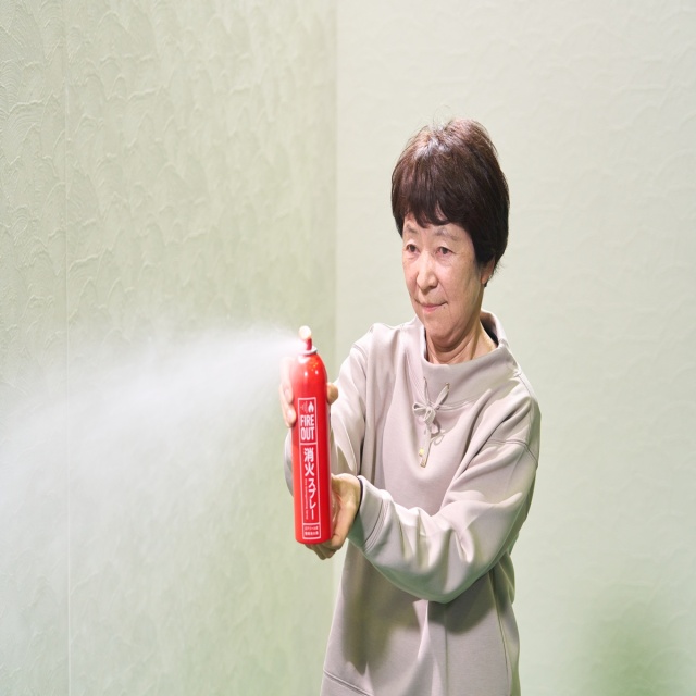 RKB e！マルシェ】FIRE OUT エアゾール式簡易消火具