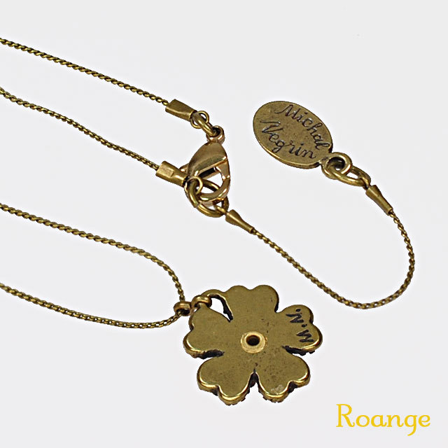 ミハエルネグリン フラワーパヴェネックレス