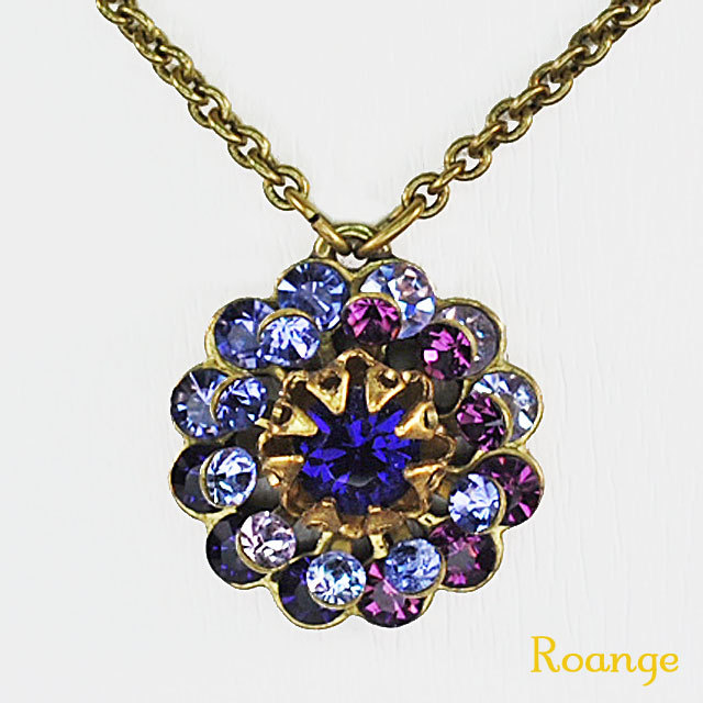 ミハエルネグリン ラージ クリスタルフラワーネックレス