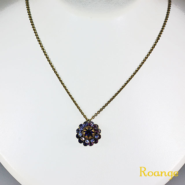 ミハエルネグリン ラージ クリスタルフラワーネックレス