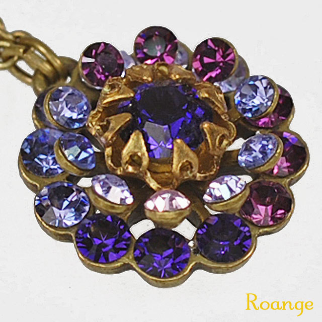 ミハエルネグリン ラージ クリスタルフラワーネックレス