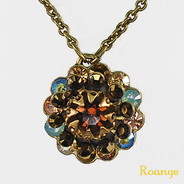 ミハエルネグリン ラージ クリスタルフラワーネックレス