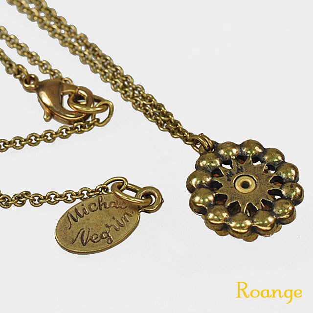 ミハエルネグリン ラージ クリスタルフラワーネックレス