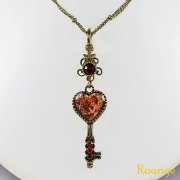 ミハエルネグリン ネックレス オレンジ系 Michal Negrin - ミハエルネグリンオレンジネックレスの通販 by