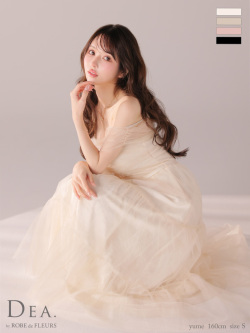 【XS～Lサイズあり】ラメチュールオフショルダーロングキャバドレス(DE3481)