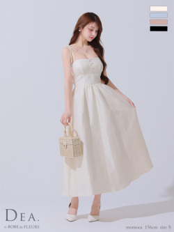 【Lサイズあり】パールジャガードサテンフレアロングキャバドレス(DE3591)