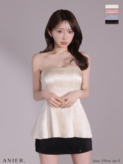 ★予約商品★【5月上旬頃入荷予定】【XSサイズあり】　shiny lady saten set up dress（anier4069）