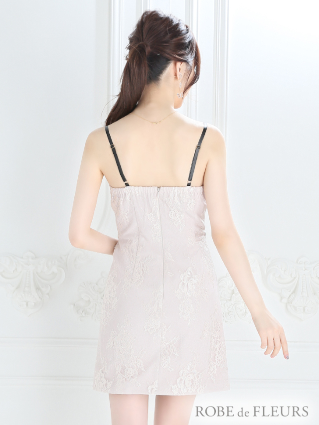 XSサイズあり】れいな先生×ROBE de FLEURSコラボミニキャバドレス(fm2093)