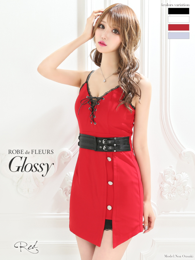 XSサイズあり】桜咲乃愛×ROBE de FLEURSコラボミニキャバドレス(GL2114) 