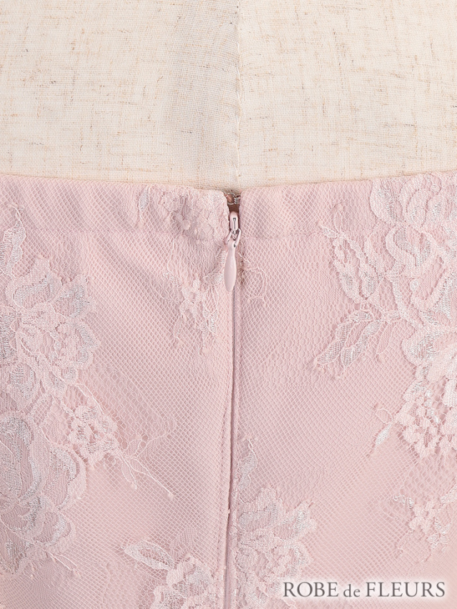 ROBE de FLEURS ピンクスリーブレスドレス S オンライン アウトレットファッション - ROBE de FLEURS Glossy