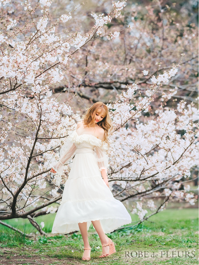 真優川咲×ROBE de FLEURSコラボキャバドレス(fm2300) 