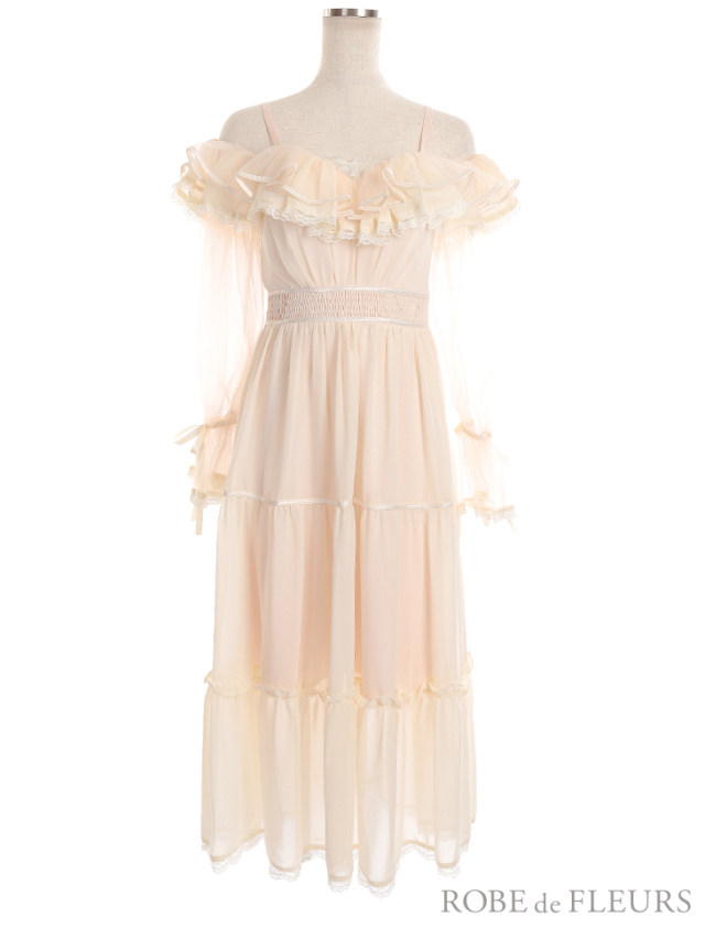 真優川咲×ROBE de FLEURSコラボキャバドレス(fm2300) 