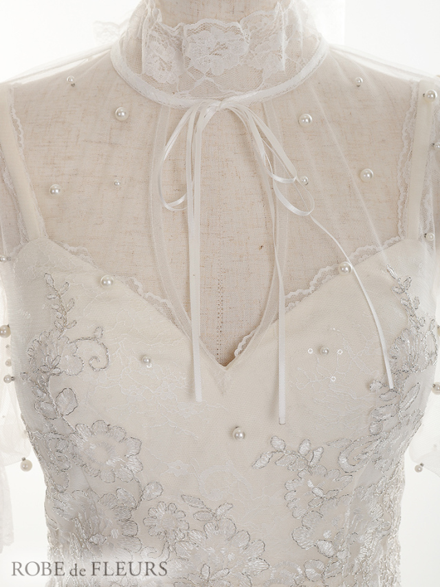 【XSサイズあり】Romance pearl lace dress♡(fm2374)