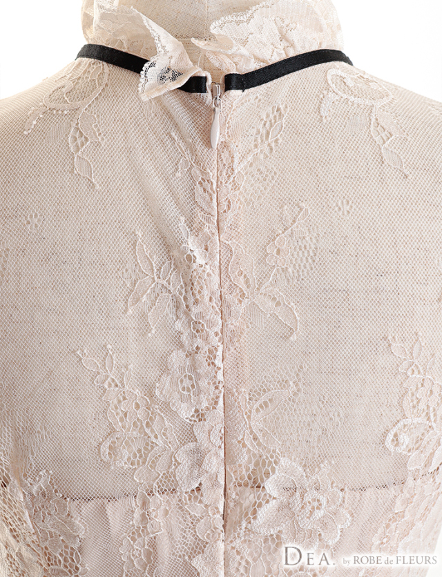 XS～Lサイズあり】パール切り替え総レースタイトキャバドレス(DE2415) 