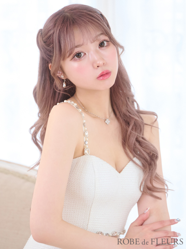 XSサイズあり】スプリングツイード×ビジューパールセットアップキャバ  