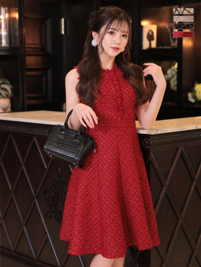 vanityMExRobe de fleurs♡ Romantic Holiday Dress(DE2546a)