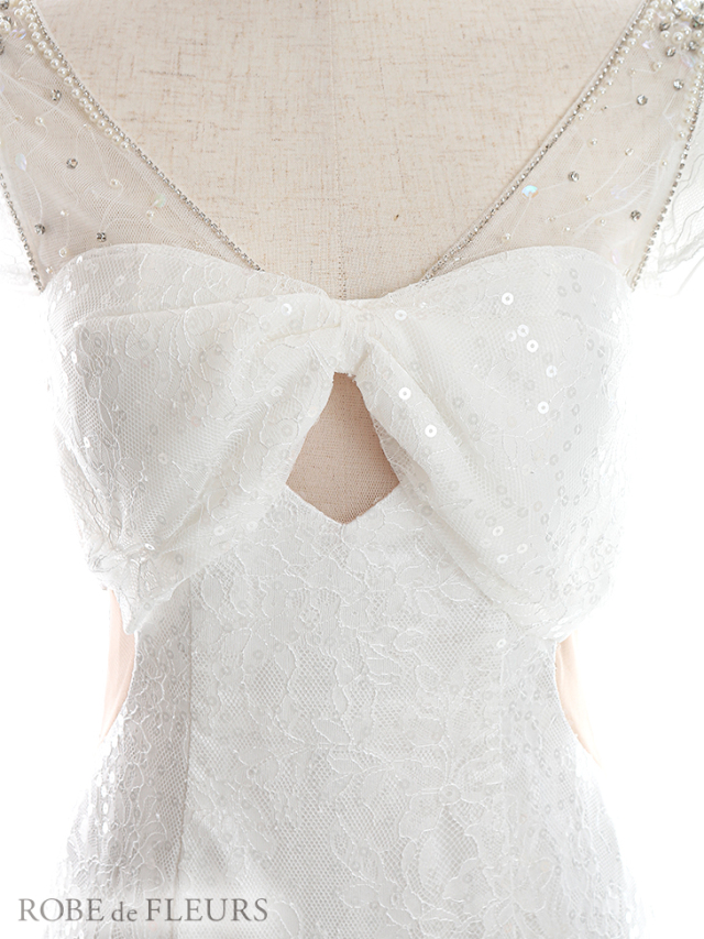 21836＊ダイヤモチーフビジューキャミドレスrdXS すっ飛ん 