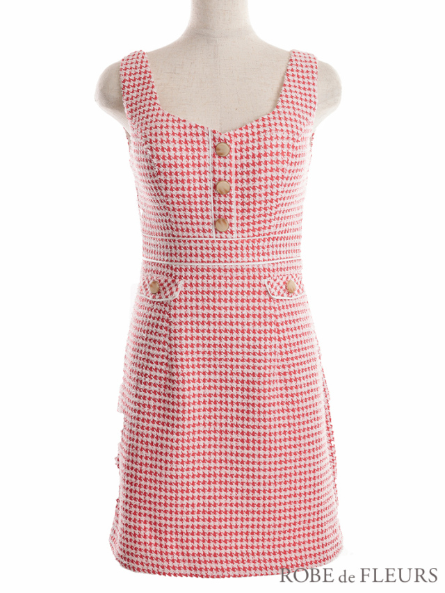 XSサイズあり】レトロドーリーチェックキャバドレス (fm2719) 