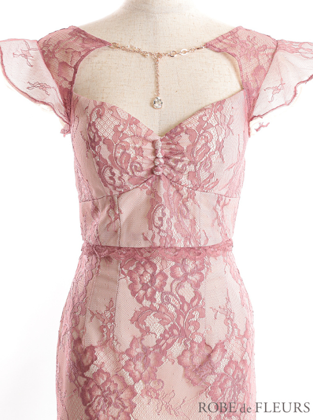 XSサイズあり】レース×バストチャームセットアップミニキャバドレス  