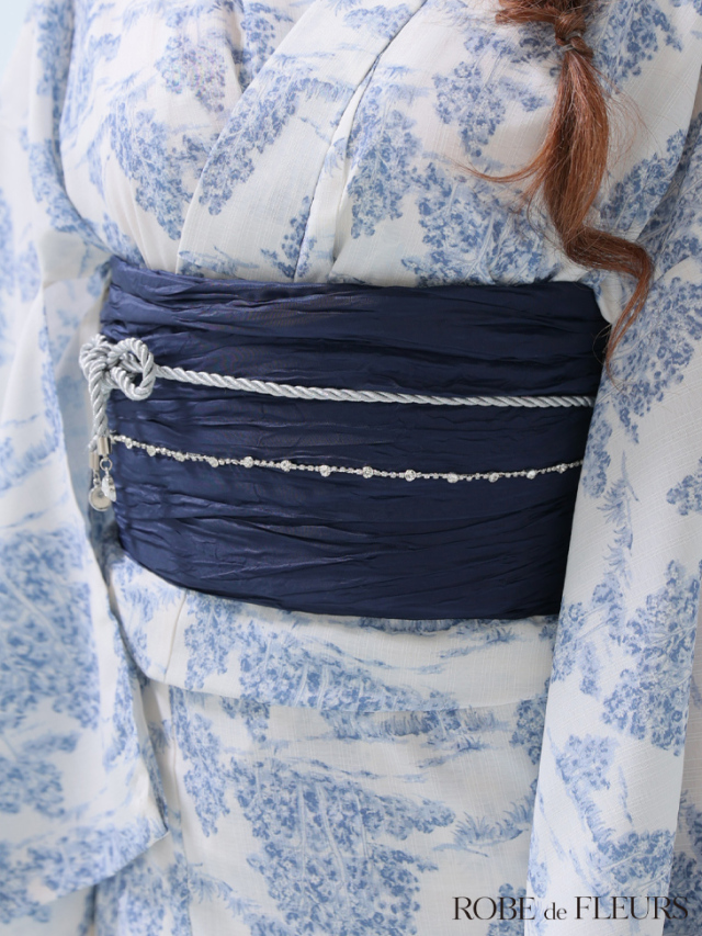 ROBE de FLEURS 花柄浴衣 ROBE de FLEURS 花柄浴衣