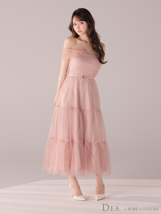 ROBE de FLEURS / ラメチュールドレス XSサイズあり【ROBE de FLEURS/ローブドフルール】バレエコア