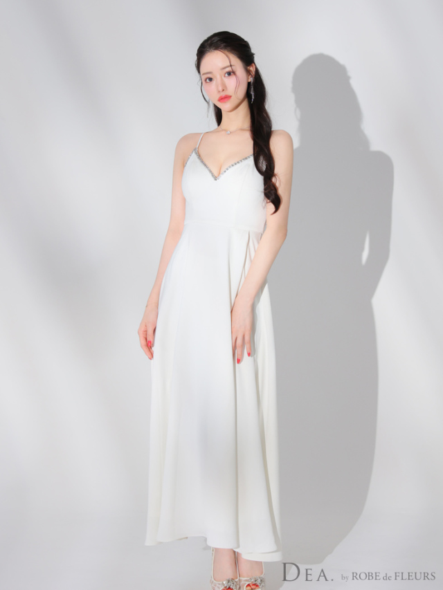 ドレス DEA.ROBE de FLEURS Mサイズ XSサイズあり】フラワー刺繍レースタイトミニキャバドレス(fm2427)