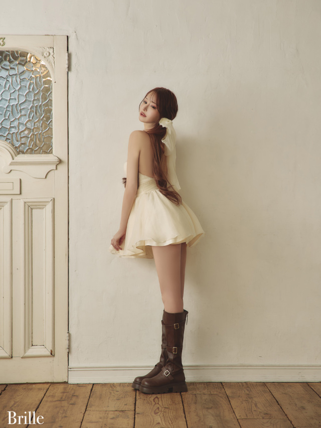 Brille Lune de brille mini dress Sサイズ Lune de brille mini dres (brille3791)