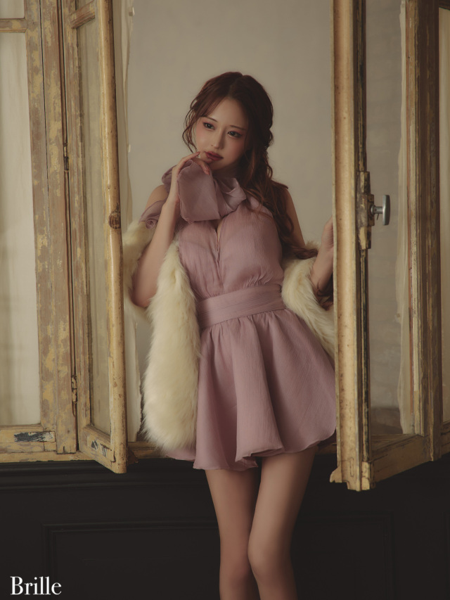 スーツ・フォーマル・ドレス Lune de brille mini dress Lune de brille mini dres (brille3791)