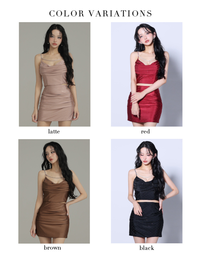 Ru.アクセサリーclariceさま XSサイズあり】シアーギャザータイトキャミミニキャバドレス(GL3952)