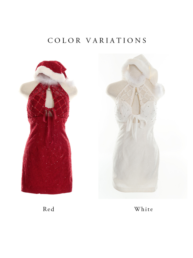 XSサイズあり】Luxury feather Santa (anier4023)[帽子付き