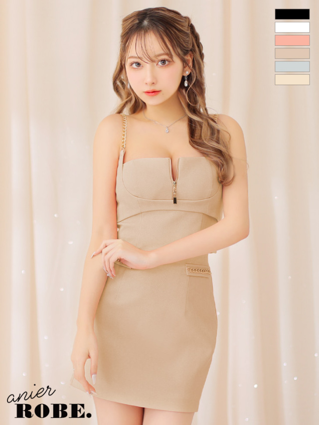 【XSサイズあり】chain fetish set up dress (anier4031)