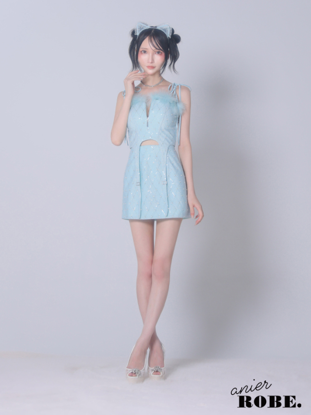 【XSサイズあり】Balletcore sexy cat setup mini dress (anier4042)